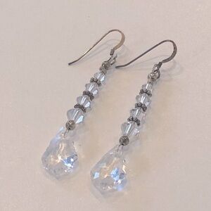 Sterling Silver Crystal Earrings